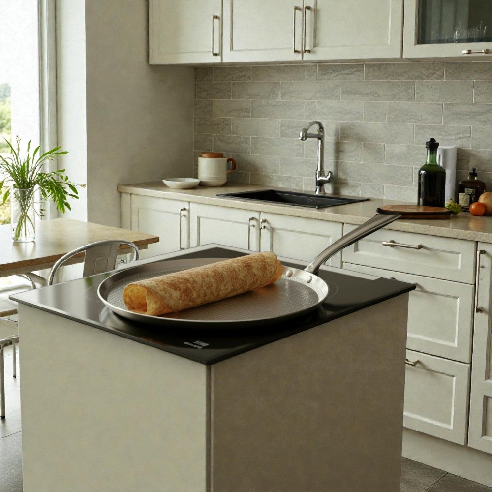 Triply Honey Comb Dosa Tawa 3.5mm by TheKitchenKart